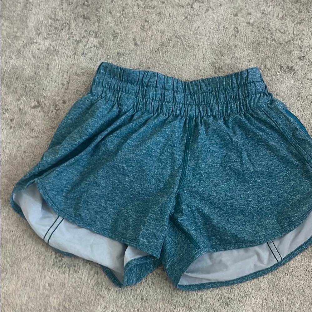 Lululemon Athletica Teal Athletic Shorts